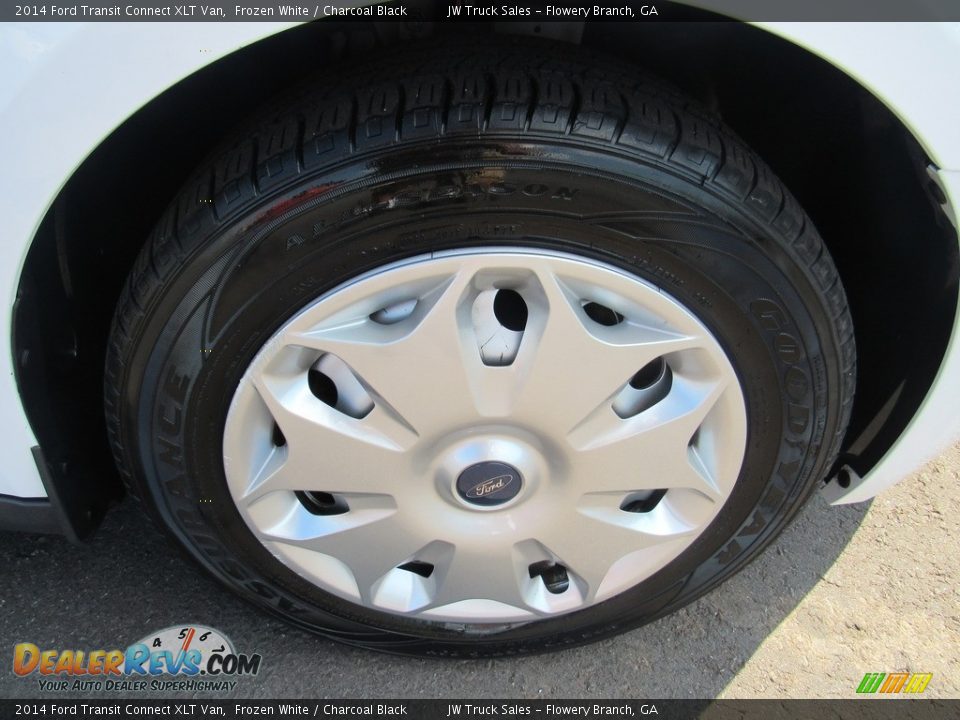 2014 Ford Transit Connect XLT Van Frozen White / Charcoal Black Photo #36