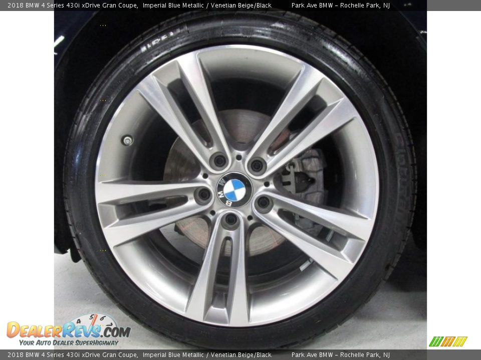 2018 BMW 4 Series 430i xDrive Gran Coupe Imperial Blue Metallic / Venetian Beige/Black Photo #31