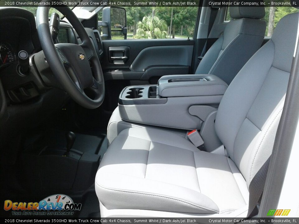 2018 Chevrolet Silverado 3500HD Work Truck Crew Cab 4x4 Chassis Summit White / Dark Ash/Jet Black Photo #9