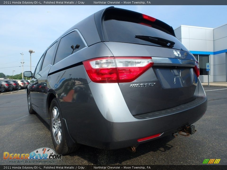 2011 Honda Odyssey EX-L Polished Metal Metallic / Gray Photo #5