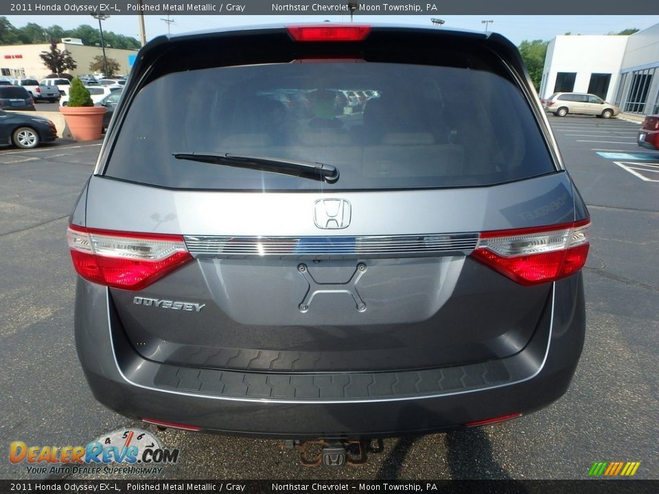 2011 Honda Odyssey EX-L Polished Metal Metallic / Gray Photo #6