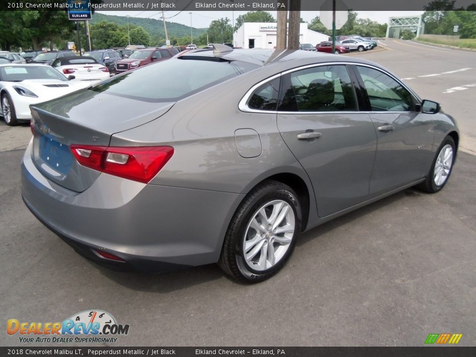 2018 Chevrolet Malibu LT Pepperdust Metallic / Jet Black Photo #5
