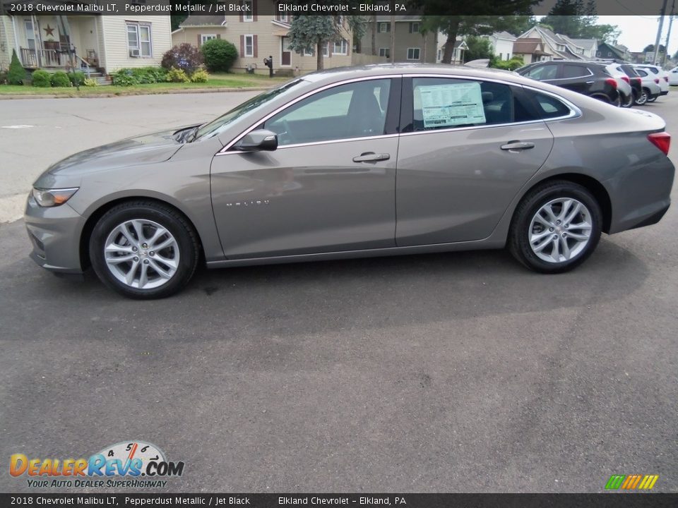 2018 Chevrolet Malibu LT Pepperdust Metallic / Jet Black Photo #9