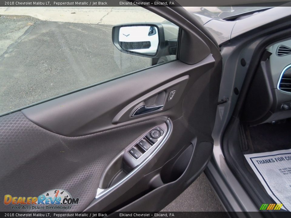 2018 Chevrolet Malibu LT Pepperdust Metallic / Jet Black Photo #16