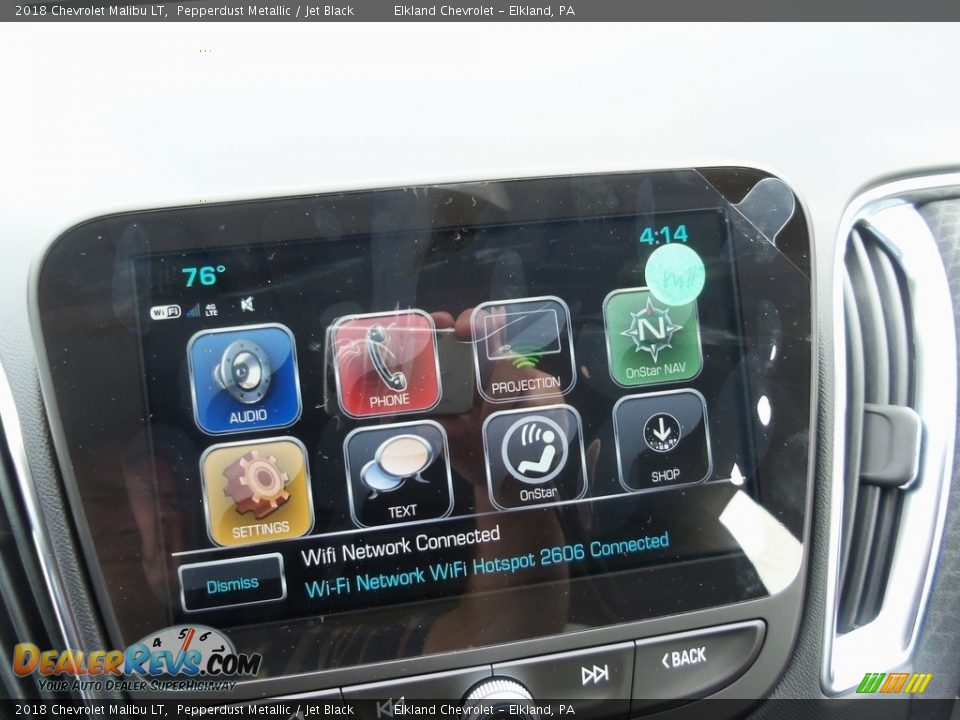 2018 Chevrolet Malibu LT Pepperdust Metallic / Jet Black Photo #18