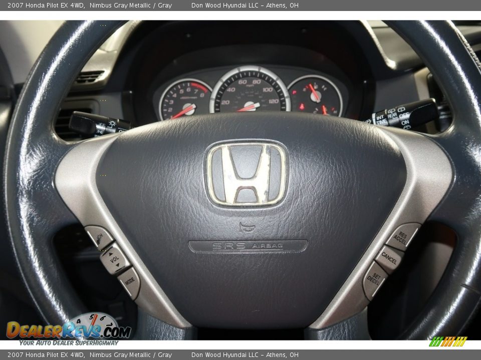 2007 Honda Pilot EX 4WD Nimbus Gray Metallic / Gray Photo #15