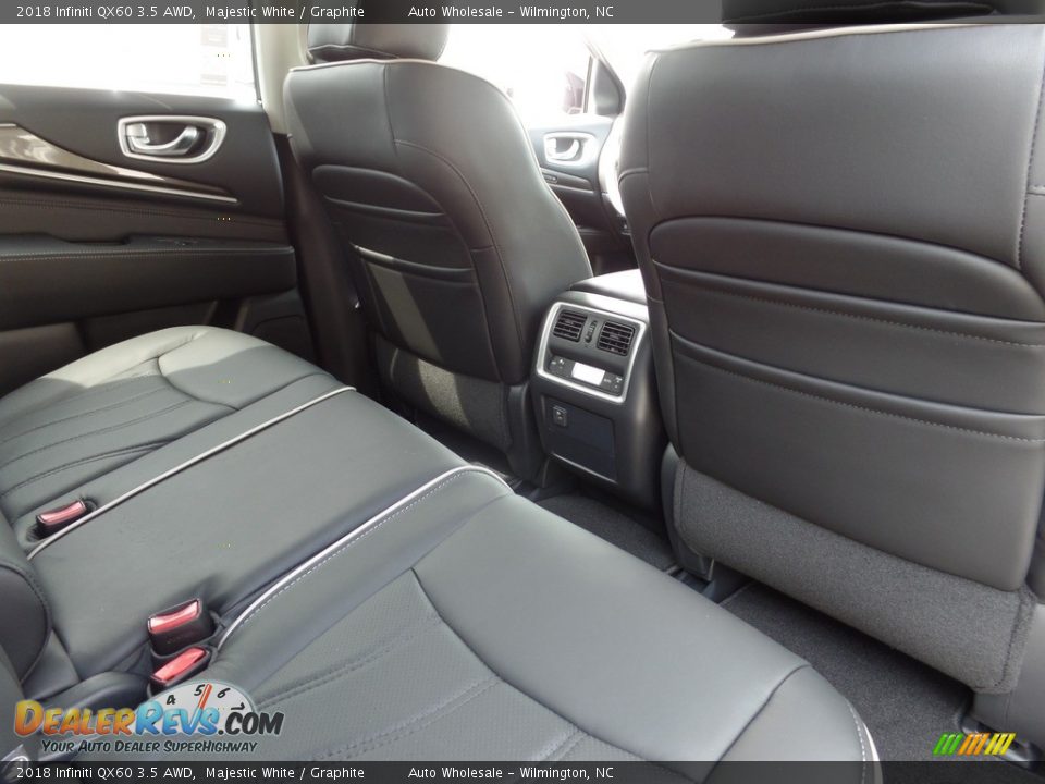Rear Seat of 2018 Infiniti QX60 3.5 AWD Photo #14