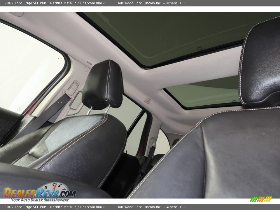 2007 Ford Edge SEL Plus Redfire Metallic / Charcoal Black Photo #2