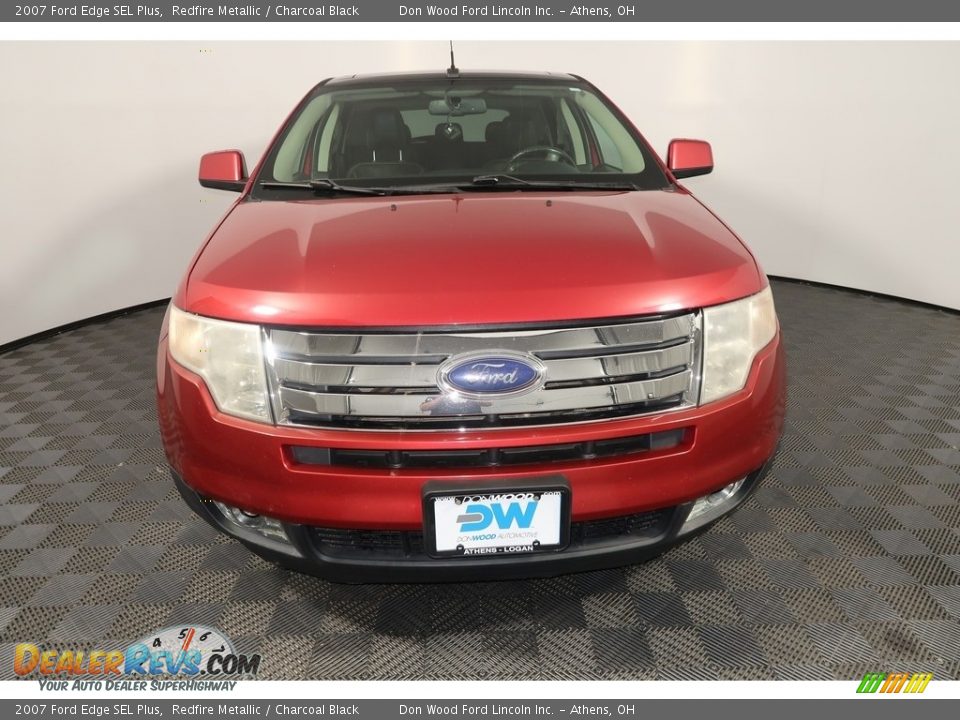 2007 Ford Edge SEL Plus Redfire Metallic / Charcoal Black Photo #7