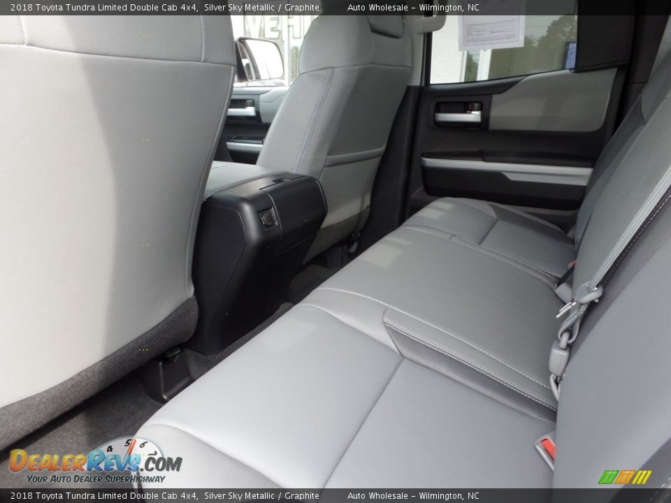 Rear Seat of 2018 Toyota Tundra Limited Double Cab 4x4 Photo #12