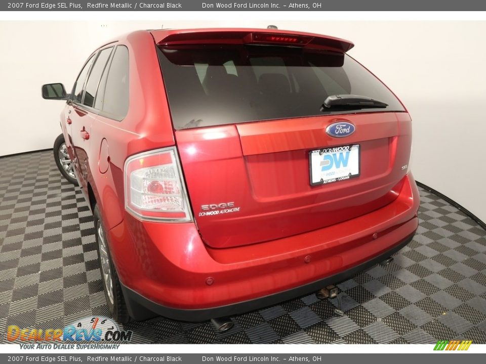 2007 Ford Edge SEL Plus Redfire Metallic / Charcoal Black Photo #11
