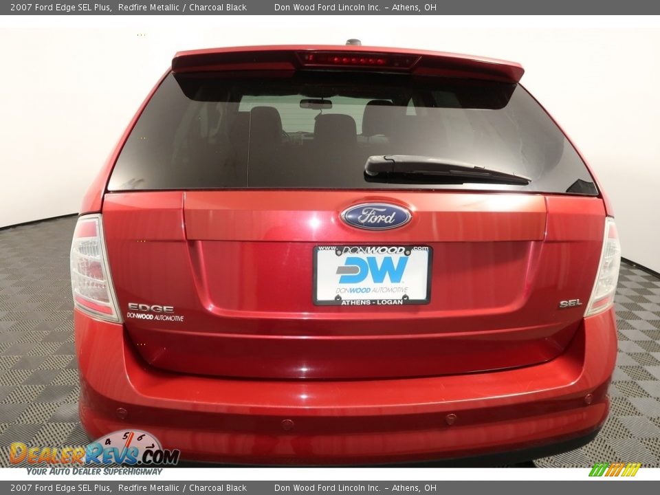 2007 Ford Edge SEL Plus Redfire Metallic / Charcoal Black Photo #12