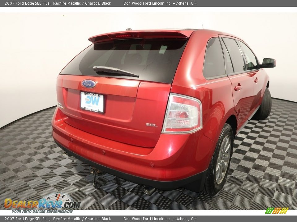 2007 Ford Edge SEL Plus Redfire Metallic / Charcoal Black Photo #13