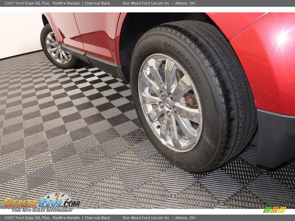 2007 Ford Edge SEL Plus Redfire Metallic / Charcoal Black Photo #21
