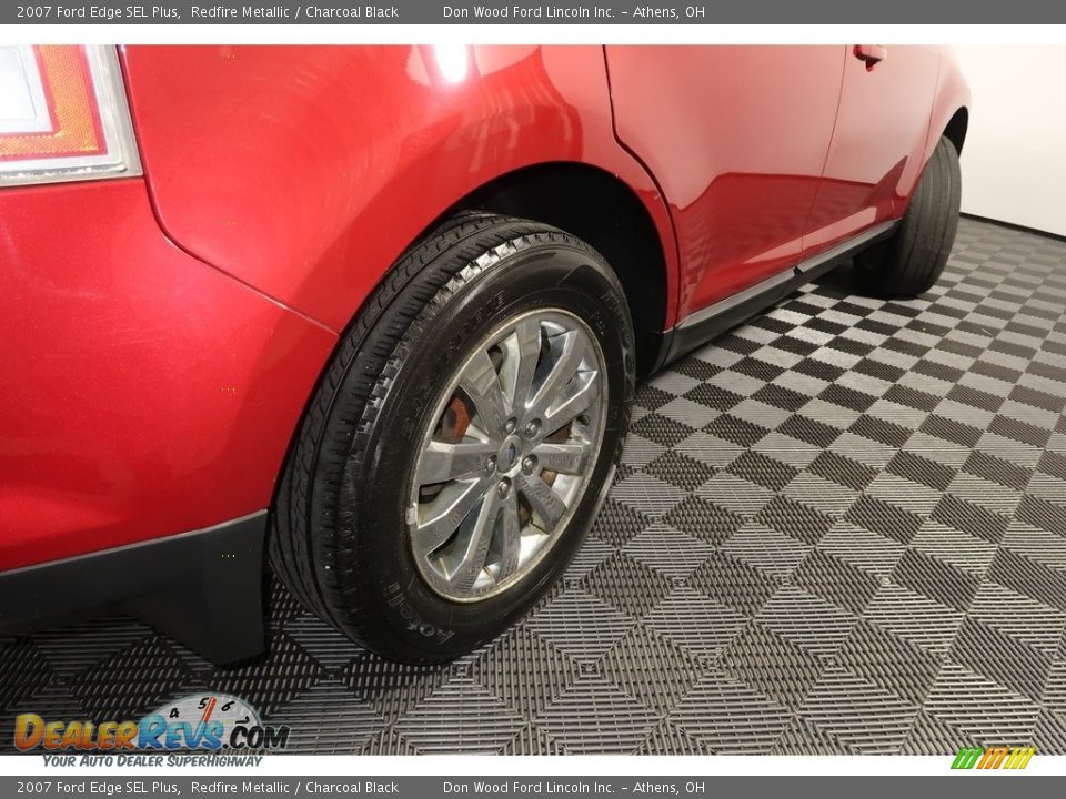 2007 Ford Edge SEL Plus Redfire Metallic / Charcoal Black Photo #22