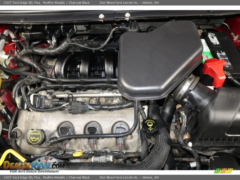 2007 Ford Edge SEL Plus Redfire Metallic / Charcoal Black Photo #25