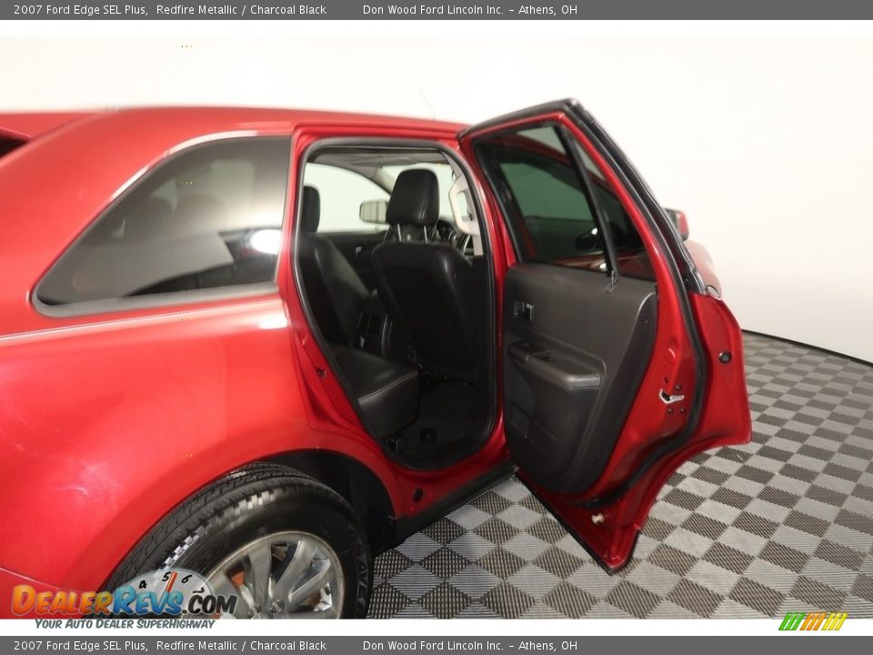 2007 Ford Edge SEL Plus Redfire Metallic / Charcoal Black Photo #28