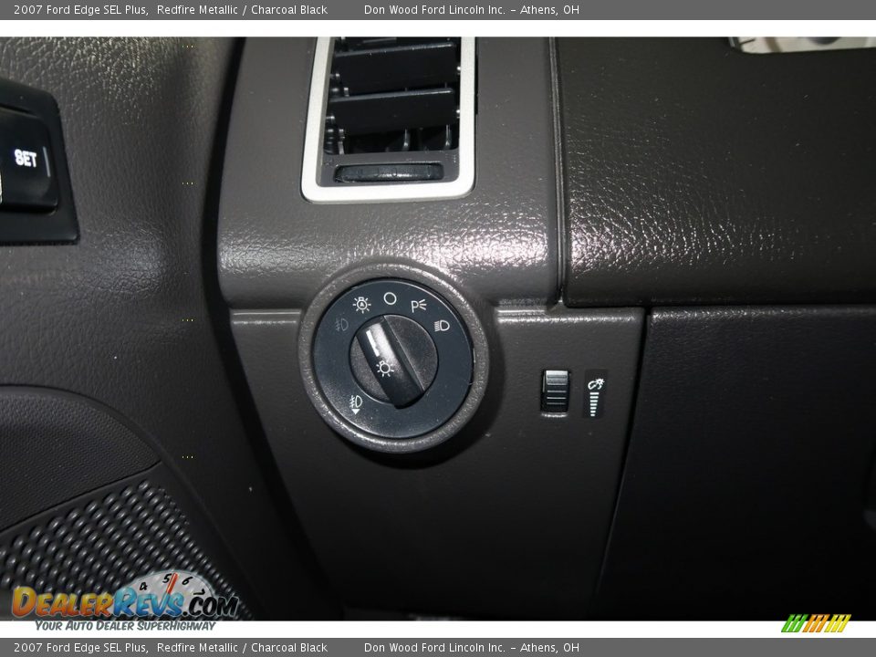 2007 Ford Edge SEL Plus Redfire Metallic / Charcoal Black Photo #34