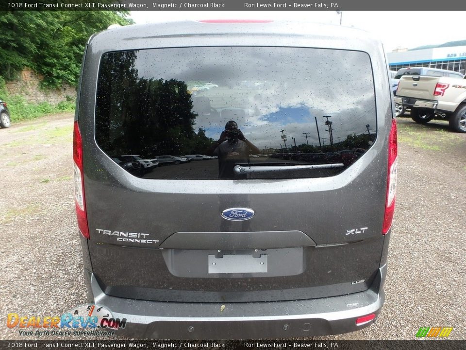 2018 Ford Transit Connect XLT Passenger Wagon Magnetic / Charcoal Black Photo #4