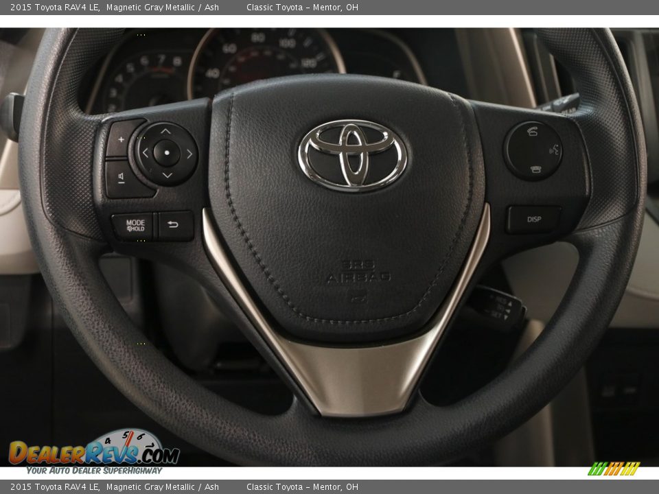 2015 Toyota RAV4 LE Magnetic Gray Metallic / Ash Photo #6