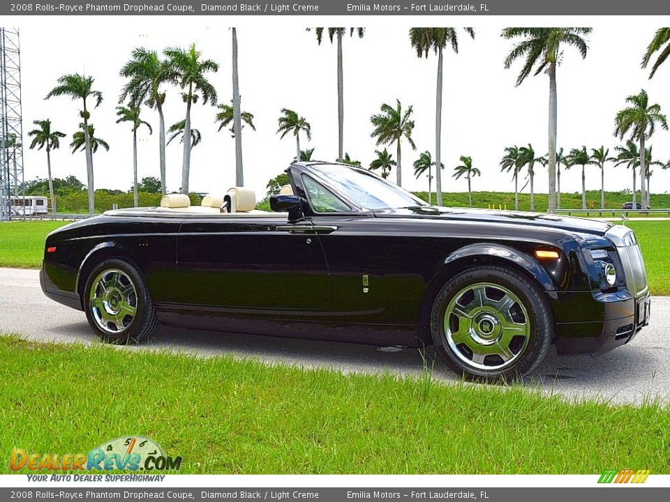 Diamond Black 2008 Rolls-Royce Phantom Drophead Coupe  Photo #12