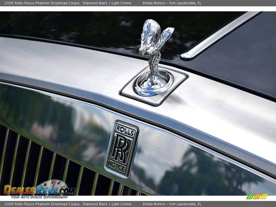 2008 Rolls-Royce Phantom Drophead Coupe Diamond Black / Light Creme Photo #32