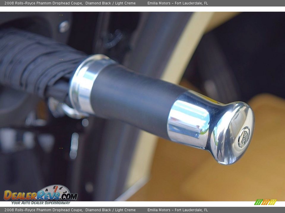 2008 Rolls-Royce Phantom Drophead Coupe Diamond Black / Light Creme Photo #41