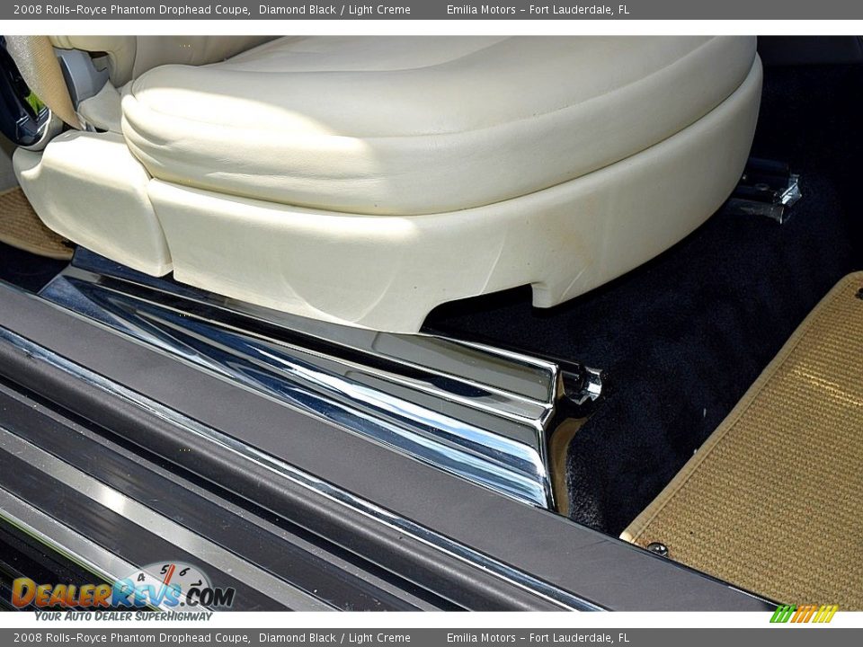 2008 Rolls-Royce Phantom Drophead Coupe Diamond Black / Light Creme Photo #52