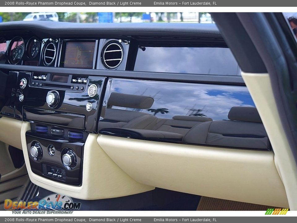 2008 Rolls-Royce Phantom Drophead Coupe Diamond Black / Light Creme Photo #54