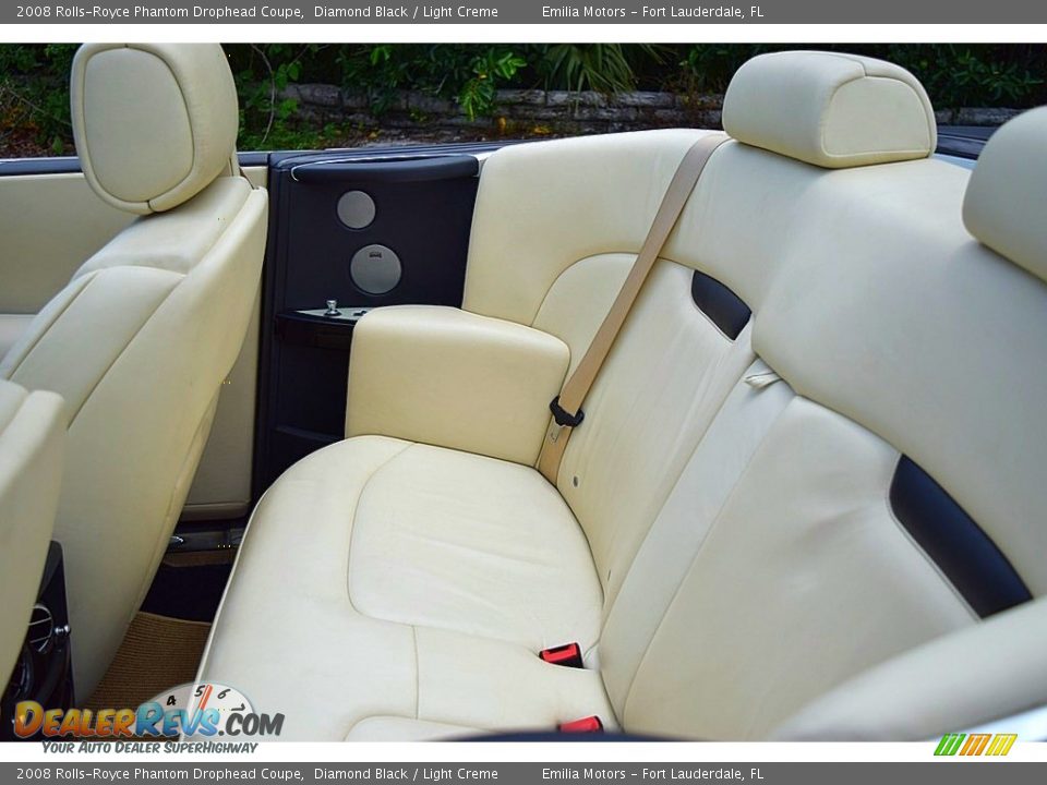 2008 Rolls-Royce Phantom Drophead Coupe Diamond Black / Light Creme Photo #55