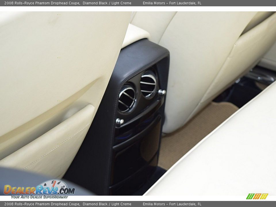 2008 Rolls-Royce Phantom Drophead Coupe Diamond Black / Light Creme Photo #56