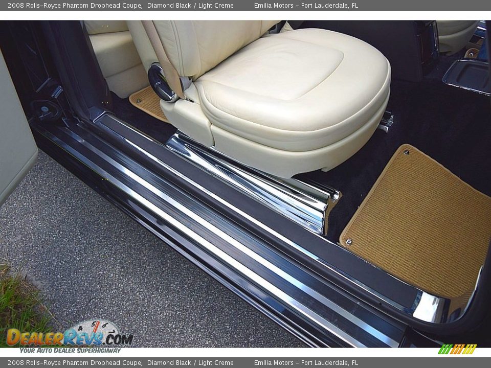 2008 Rolls-Royce Phantom Drophead Coupe Diamond Black / Light Creme Photo #57