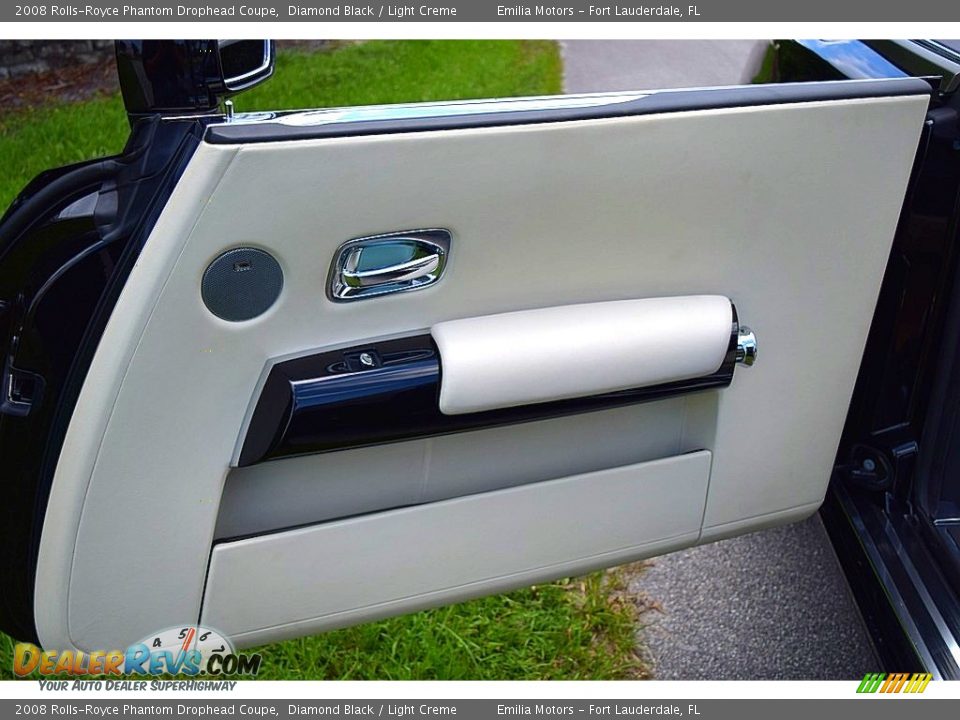 2008 Rolls-Royce Phantom Drophead Coupe Diamond Black / Light Creme Photo #58