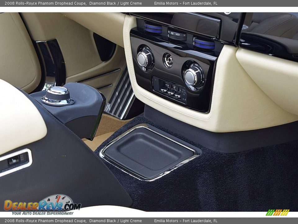 2008 Rolls-Royce Phantom Drophead Coupe Diamond Black / Light Creme Photo #59