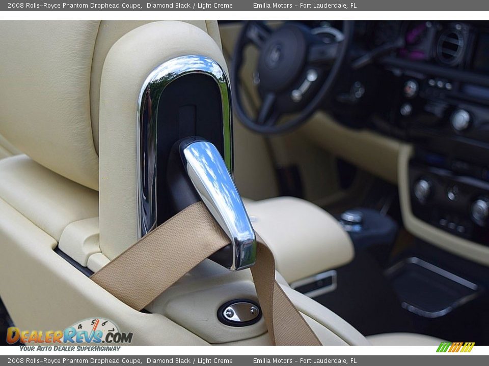 2008 Rolls-Royce Phantom Drophead Coupe Diamond Black / Light Creme Photo #61