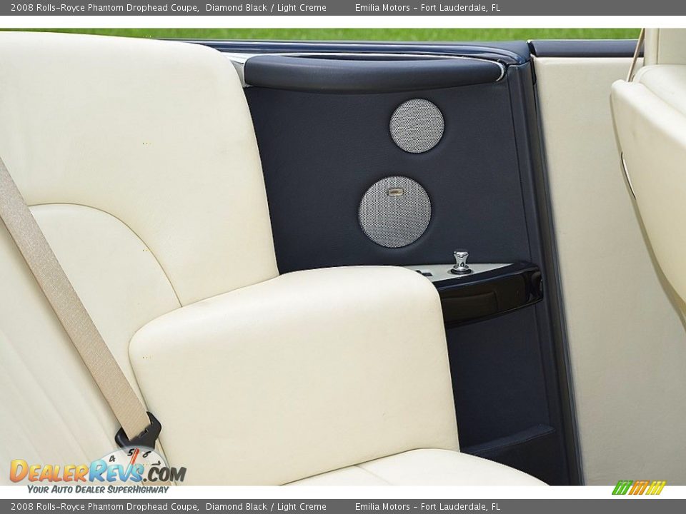 2008 Rolls-Royce Phantom Drophead Coupe Diamond Black / Light Creme Photo #63