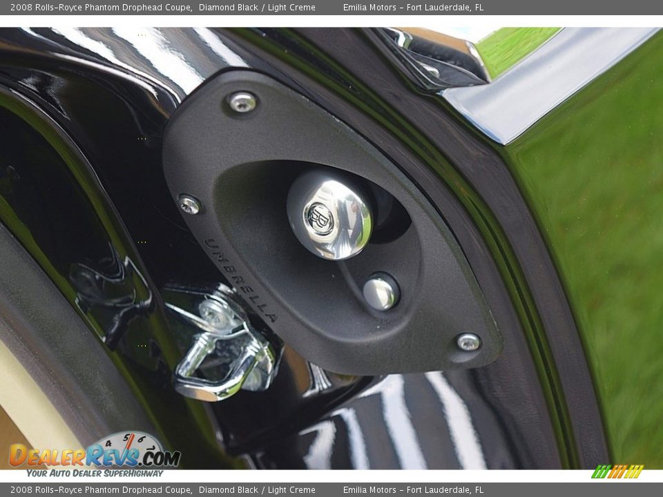 2008 Rolls-Royce Phantom Drophead Coupe Diamond Black / Light Creme Photo #64