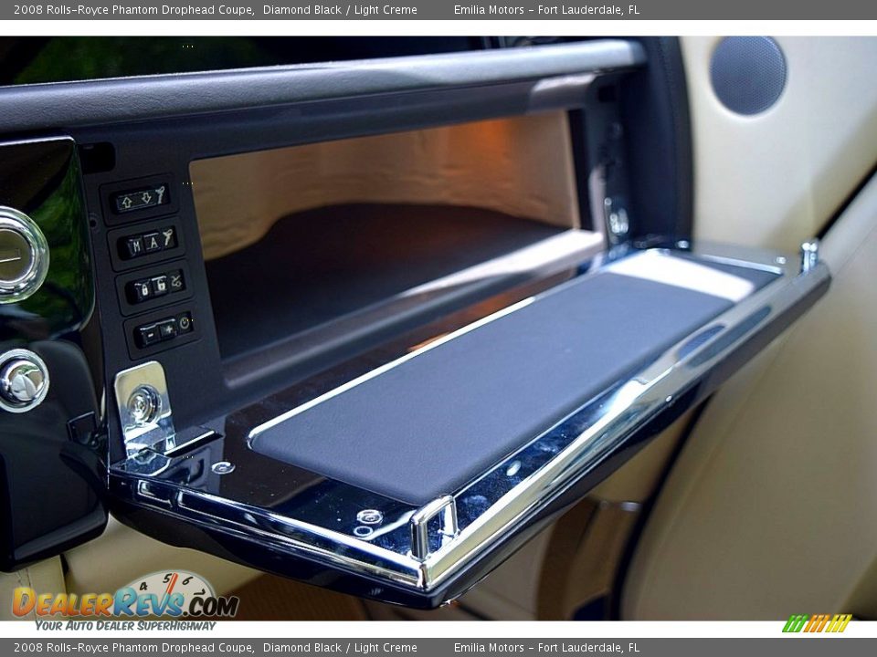 2008 Rolls-Royce Phantom Drophead Coupe Diamond Black / Light Creme Photo #67