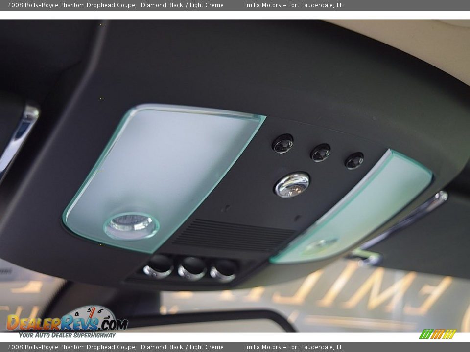 2008 Rolls-Royce Phantom Drophead Coupe Diamond Black / Light Creme Photo #68