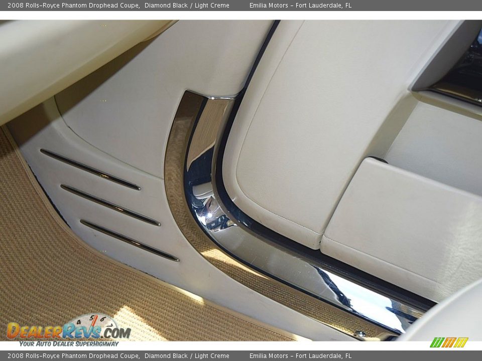 2008 Rolls-Royce Phantom Drophead Coupe Diamond Black / Light Creme Photo #73