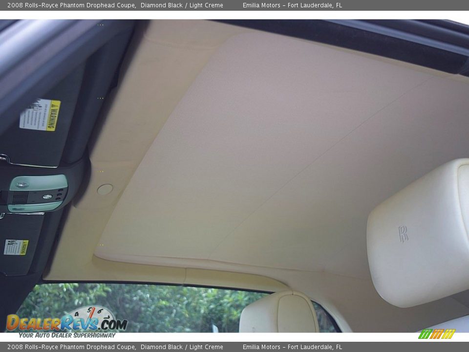 2008 Rolls-Royce Phantom Drophead Coupe Diamond Black / Light Creme Photo #74