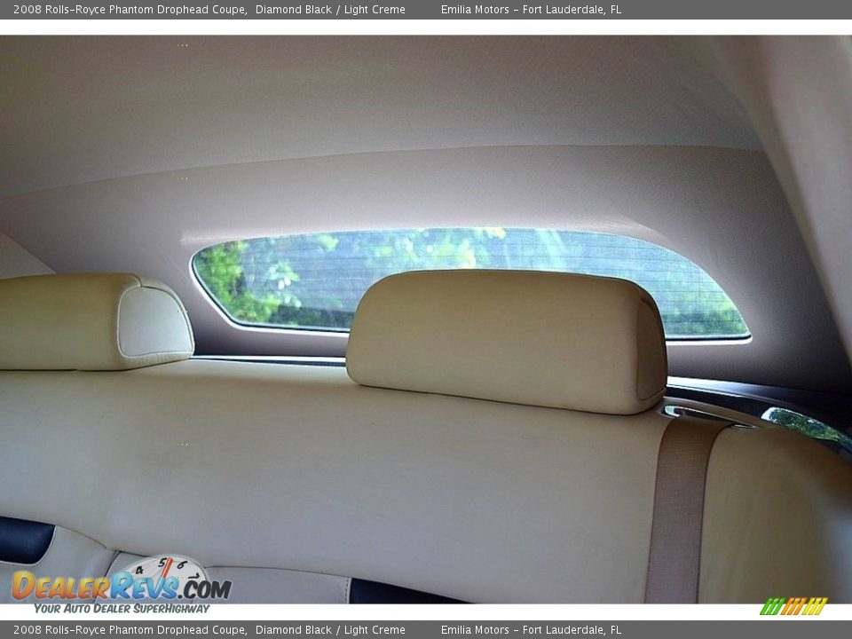 2008 Rolls-Royce Phantom Drophead Coupe Diamond Black / Light Creme Photo #76