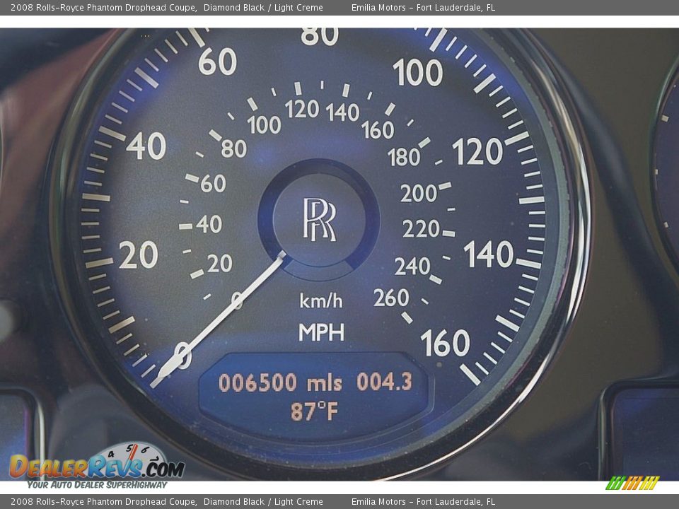 2008 Rolls-Royce Phantom Drophead Coupe Diamond Black / Light Creme Photo #80