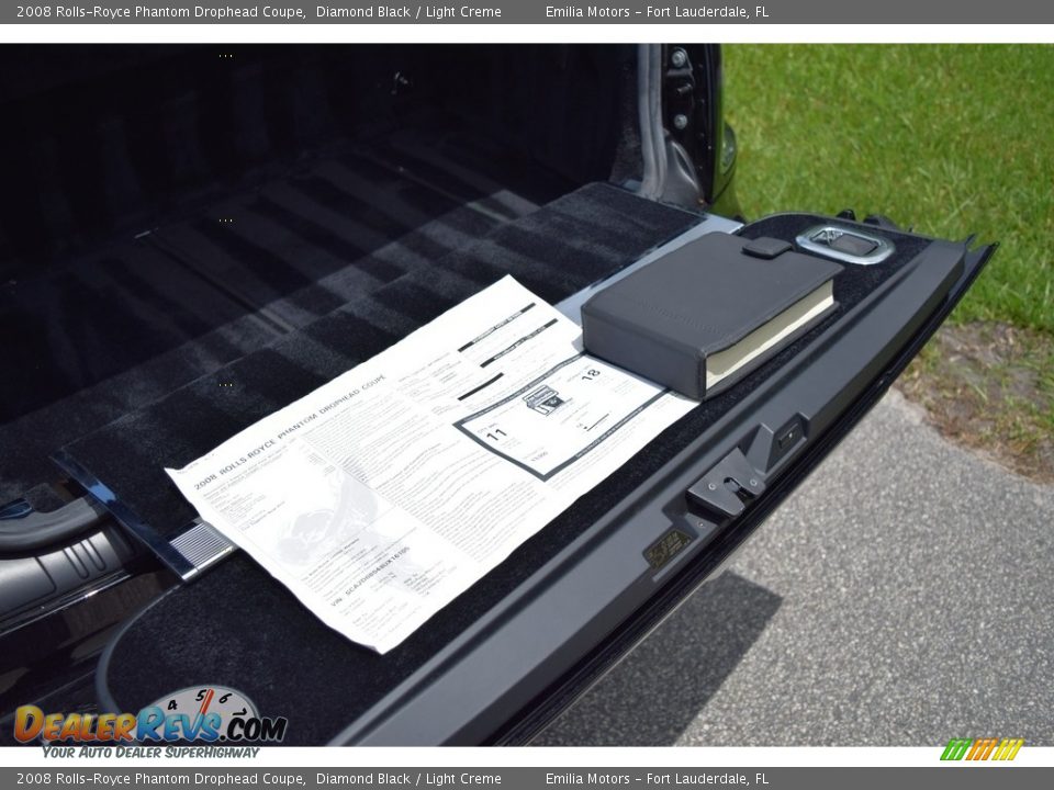 2008 Rolls-Royce Phantom Drophead Coupe Diamond Black / Light Creme Photo #85