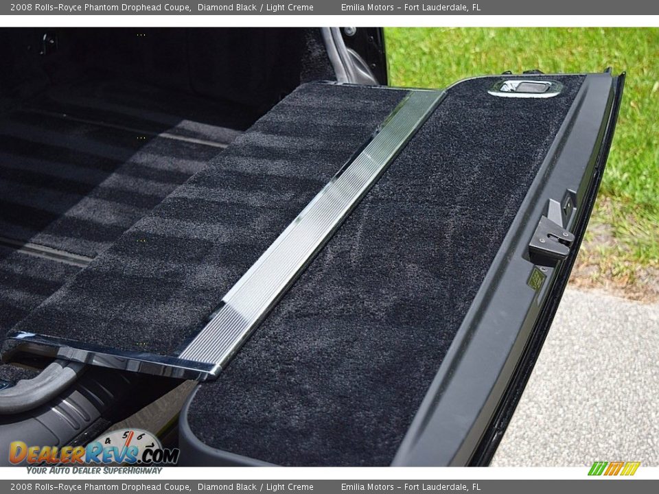 2008 Rolls-Royce Phantom Drophead Coupe Diamond Black / Light Creme Photo #86