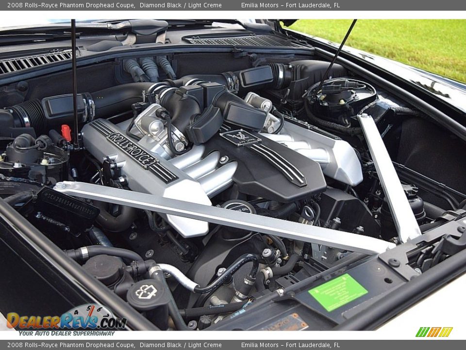 2008 Rolls-Royce Phantom Drophead Coupe Diamond Black / Light Creme Photo #89