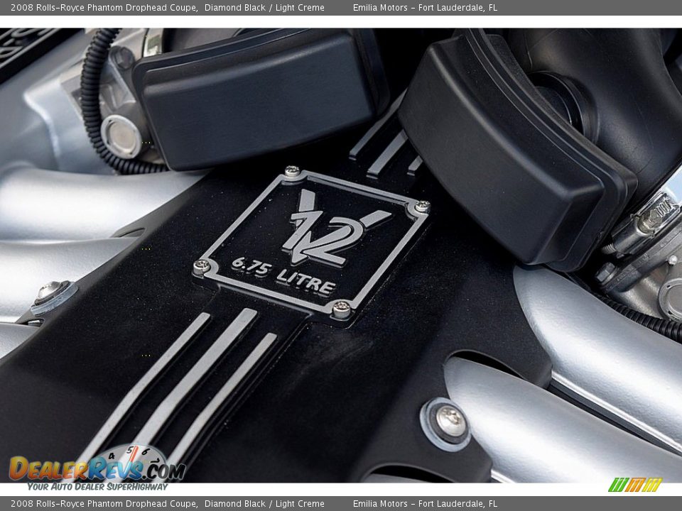 2008 Rolls-Royce Phantom Drophead Coupe Diamond Black / Light Creme Photo #92