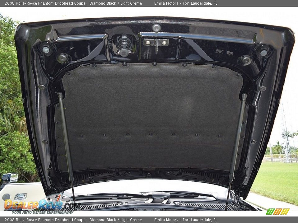 2008 Rolls-Royce Phantom Drophead Coupe Diamond Black / Light Creme Photo #93