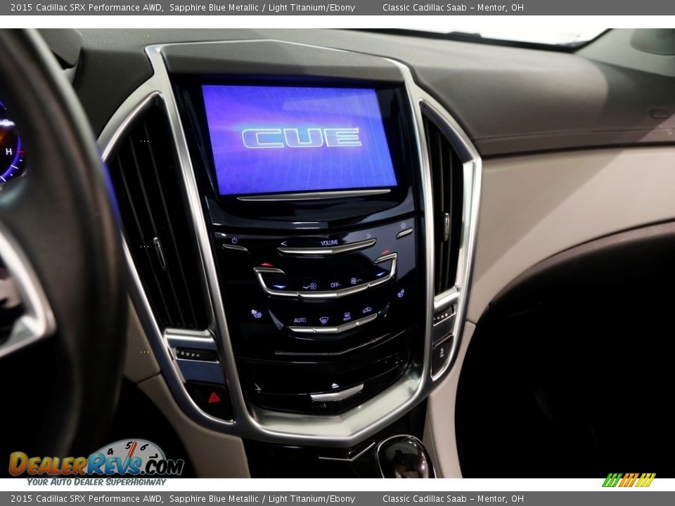2015 Cadillac SRX Performance AWD Sapphire Blue Metallic / Light Titanium/Ebony Photo #9