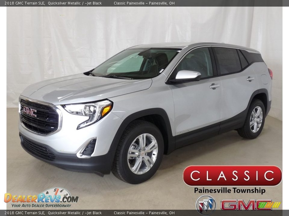 2018 GMC Terrain SLE Quicksilver Metallic / ­Jet Black Photo #1
